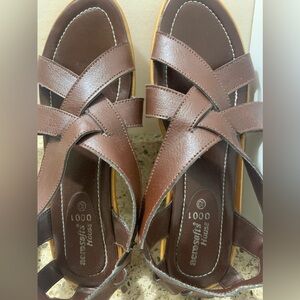 Brown Leather Sandals